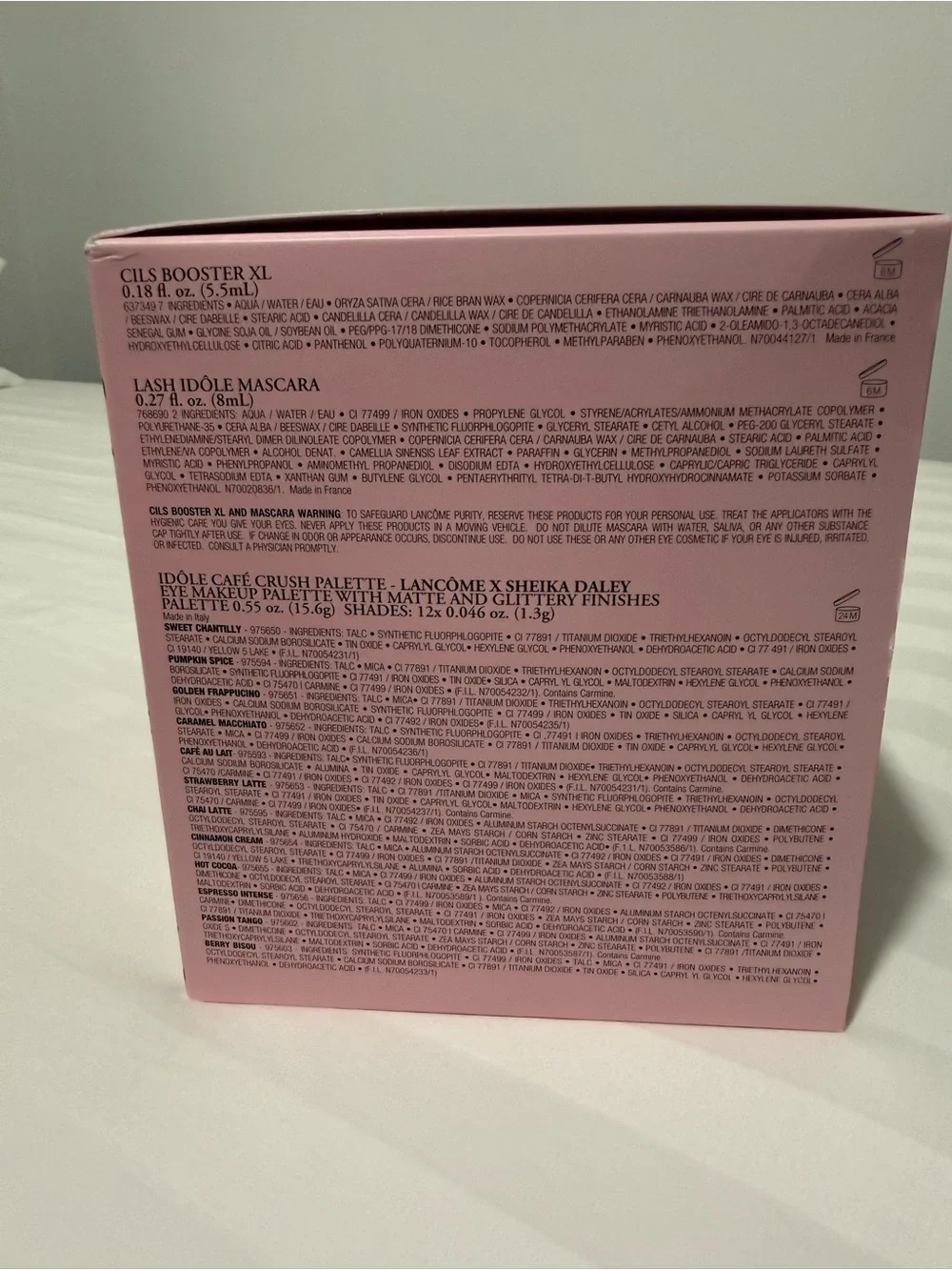 Lancome Pink Cosmetic Travel Case & Makeup Holiday Set